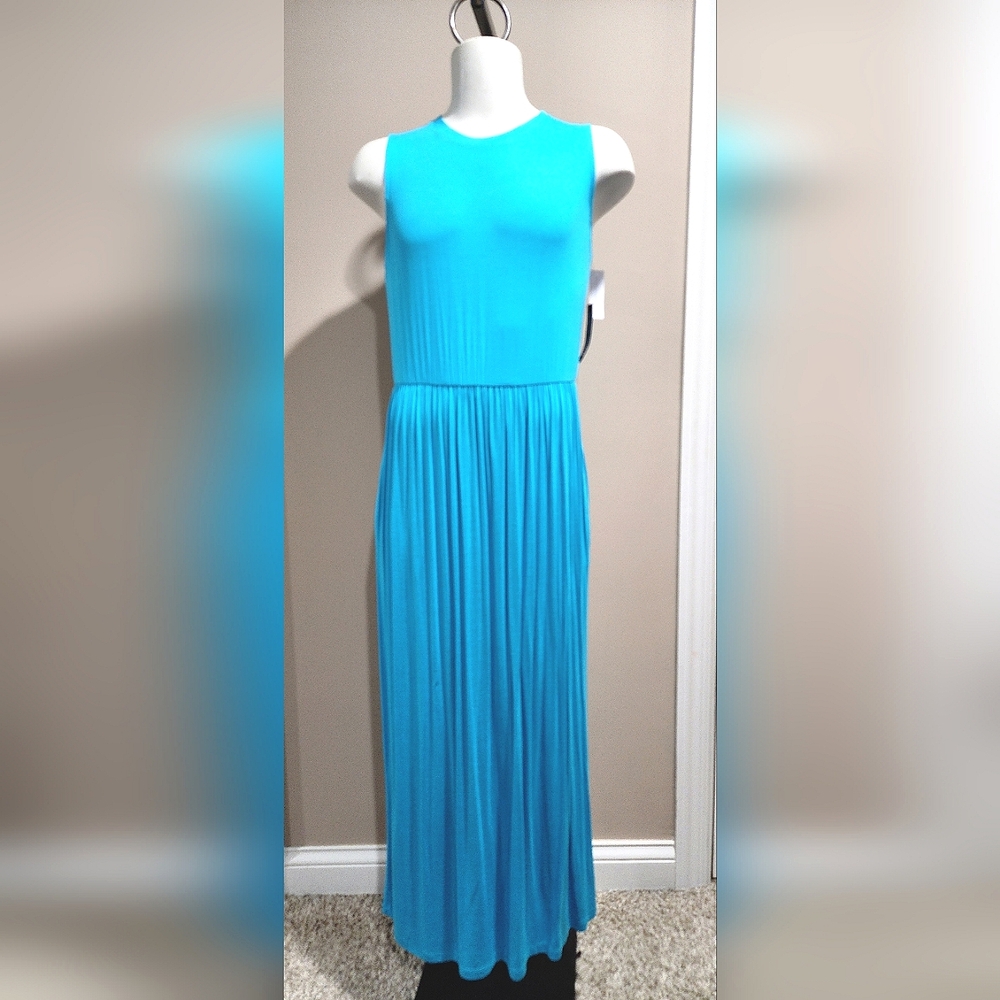 NWT NY&Company SOHO Street Maxi Dress W/Pockets Size Large